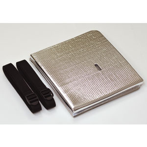 エアコン室外機用　断熱・遮光パネル（2個組）【代引き手数料無料】