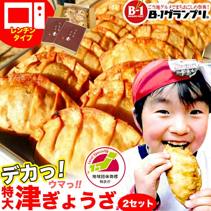 【レンチン津ぎょうざ 2セット】 餃子 お取り寄せグルメ ジャンボ餃子B級グルメ B-1グランプリ 送料無料【麦一等兵】原材料 オール 国産 ご当地グルメ 三重県津市の学校給食メニュー 揚げ餃子9…