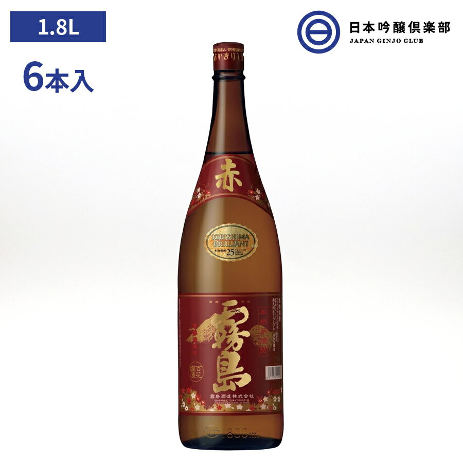 芋焼酎 赤霧島 1800ml 6