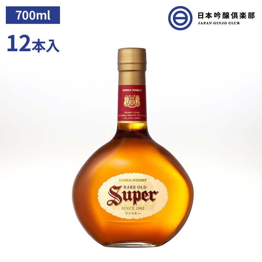 スーパーニッカ レアオールド 700ml 12本 43度 ブレンデッドウイスキー 瓶 アサヒビール 酒 モルト ハイボール 父の日 還暦祝い 晩酌 家飲み 宅飲む 買い回り 買いまわり