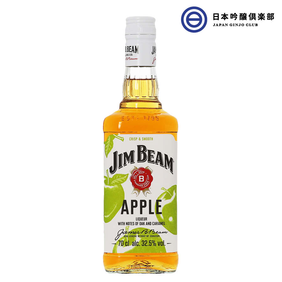 商品情報ブランドJIM BEAM(ジムビーム) フレーバーアップルアルコール度数35 %Alcohol Typeバーボン原材料・成分香料 酸味料 カラメル色素ジム ビーム アップル 35度 箱なし 700ml 6本 スピリッツ と 青リンゴ の 天然 香料 を加えることで、マイルド な 口当たり と フレッシュ で 爽やか な 味わい を実現しました。 青りんご特有の甘酸っぱい香り。かすかに樽の香り。ジューシーな青りんごの甘み・バーボンのバニラフレーバー。驚くほどスムース、そして格段のおいしさ。ジューシーなのに濃すぎず、バーボンの芯であるリッチ感を失わない爽やかで新しいカクテル。 2