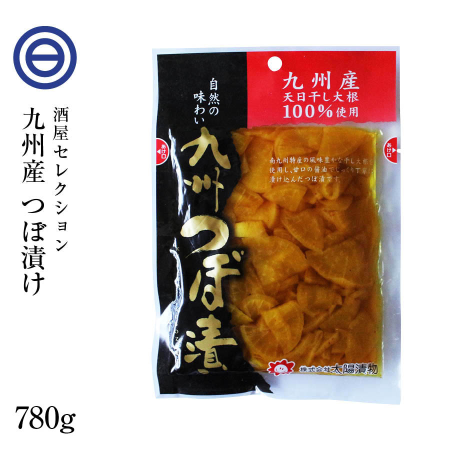 九州 つぼ漬け 6袋×110g 国産 九州産 漬物 たくあん 沢庵 天日干し 大根 だいこん 干し大根 甘口 醤油 しょうゆ漬け おつけもの タクアン ぬか 漬け たくわん ご飯のお供 おとも 業務用 家庭用 お徳用 前田家 送料無料