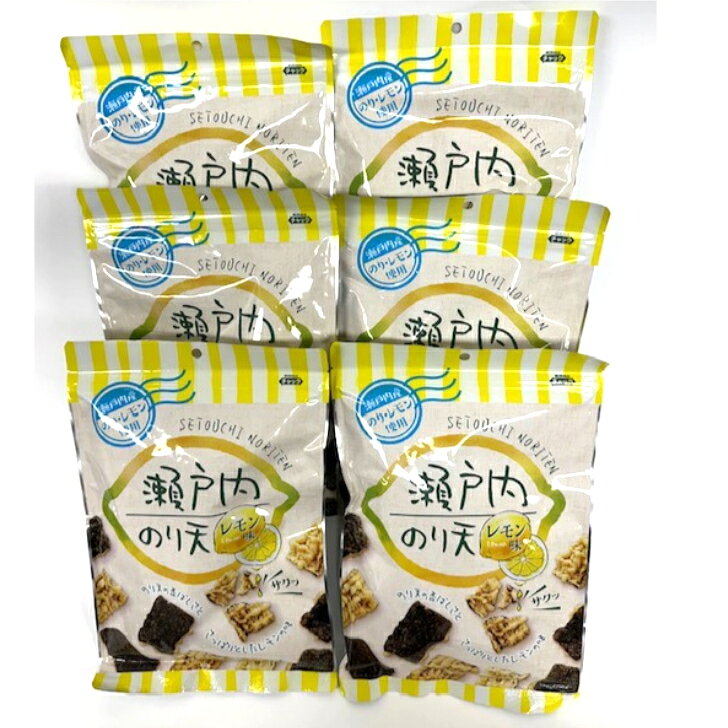 樂天商城 - 瀬戸内のり天　レモン味　6袋セット