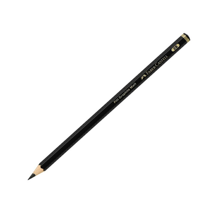 1ダース(12本入り)黒鉛特有の光の反射を抑え、濃く、より黒い描き味の鉛筆です。