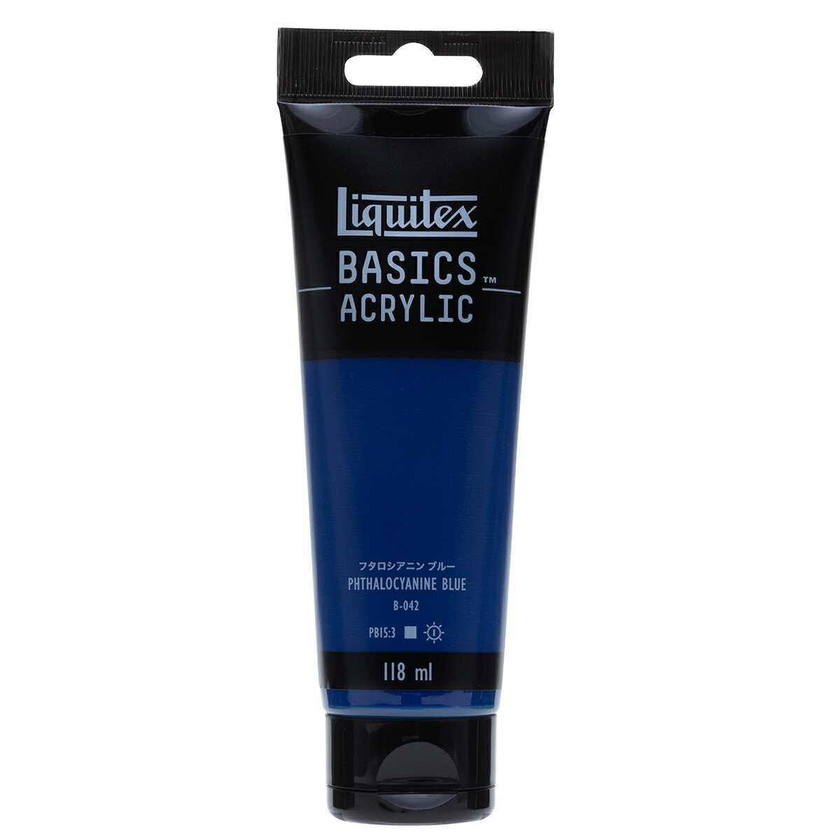 【最大30倍×ブラックフライデー SPU 要エントリー 11/20 20:00 〜 11/27 1:59】 Liquitex リキテックス ベーシックス アクリル絵具 118ml #316 B-042 フタロシアニンブルー(3)