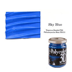 Maimeri アクリル絵具 ポリカラー3D スカイブルー 140ml 【最大29倍×楽天スーパーSALE SPU 要エントリー 6/4 20:00 〜 6/11 1:59】