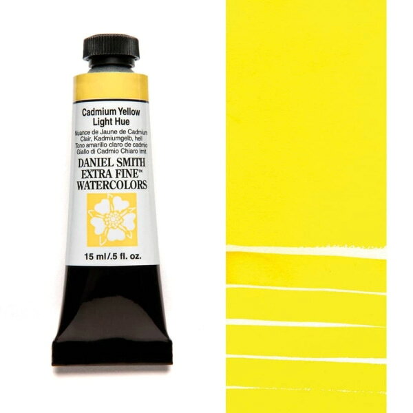 ダニエルスミス 透明透明水彩絵具 エクストラファイン 15ml カドミウム イエロー ライト ヒュー G3