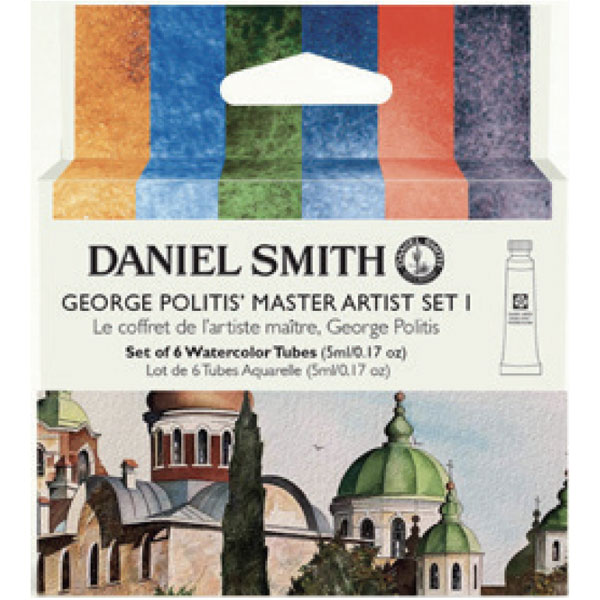 ダニエルスミス 水彩絵具 5ml 6色 ジョージ・ポリティス セット (1)
