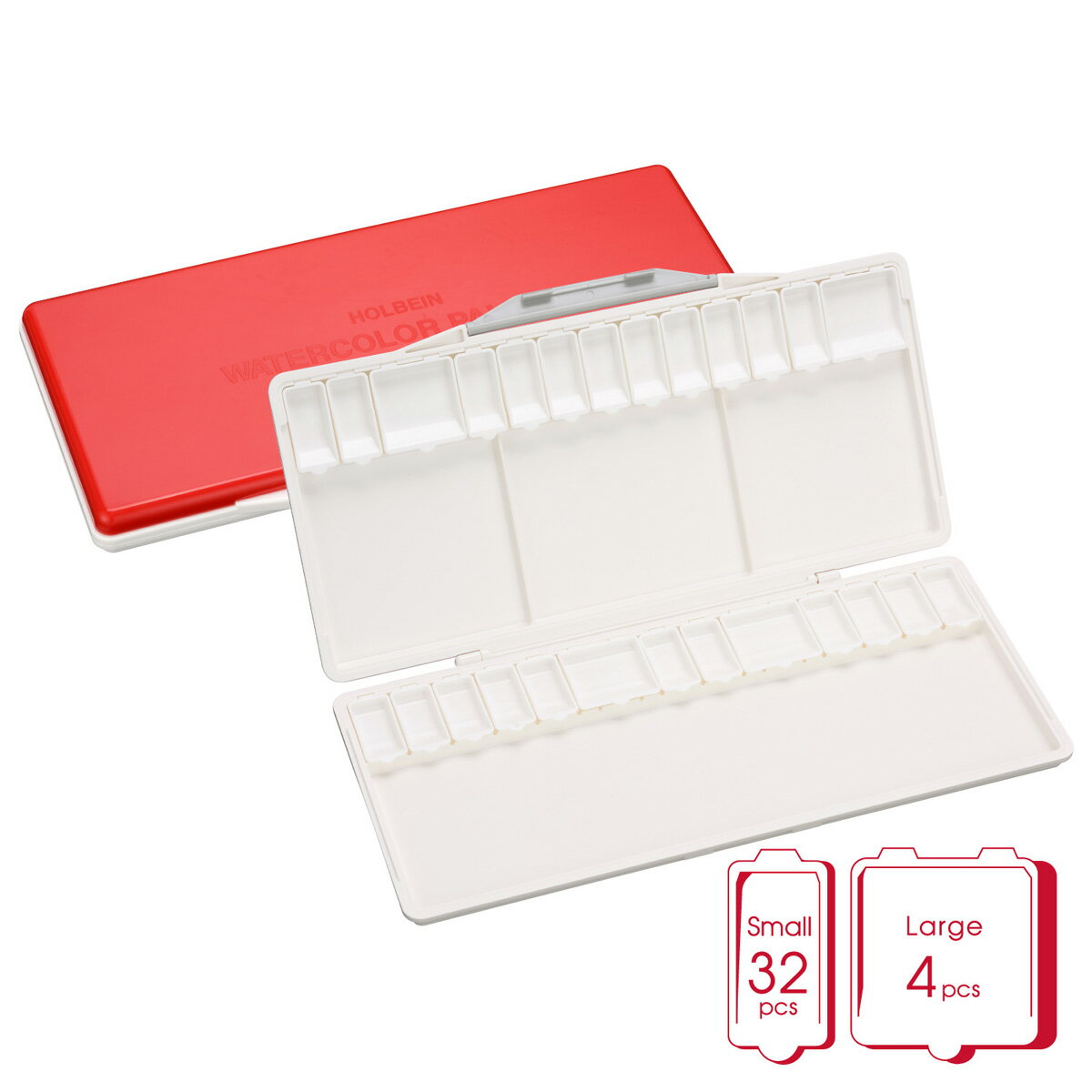 【楽天スーパーSALE×ポイント 最大29倍！ SPU 要エントリー 9/4 20:00 〜 9/11 01:59】 小部屋が取り外せる水彩パレット 30 仕切 RP-30 (シャーレ 小32ヶ 大4ヶ)