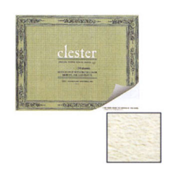 clester クレスター 水彩紙 コットン・パルプ 210g/m2 中目 ブロック F8 (455×380mm) 24枚とじ CB-F8
