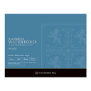 WATERFORD ウォーターフォード 水彩紙 ホワイト・ブロック 細目 EHBH-F6 410×318mm 300g/m2 コットン100% 12枚綴じ