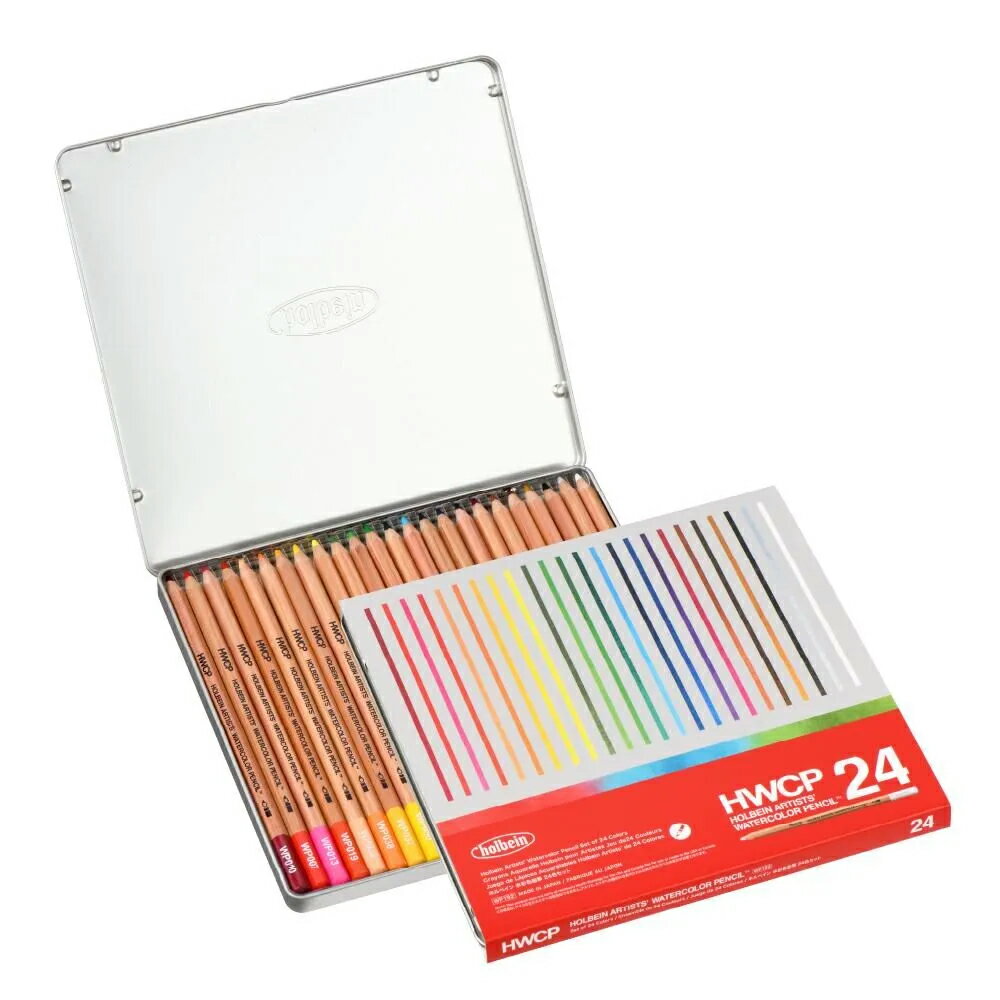 ホルベイン 水彩色鉛筆 WP192 24色セットのサムネイル