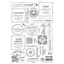 インテリムジャパン Oven Ink オーブンインク アートシート アクアフローラ ラベル 501-10008-a6