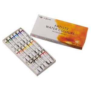 【最大30倍×ブラックフライデー SPU 要エントリー 11/20 20:00 〜 11/27 1:59】 クサカベ 専門家用 透明水彩絵具 18色セット NW...