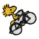 スヌーピー シールワッペン 自転車
