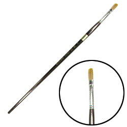 中里 高級ナイロン混毛画筆 NF-DX (平) No.4 【最大35.5倍×お買い物マラソン 芸術...