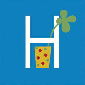 ƫ ALPHABET GLASS TILE Sunny days 1 H