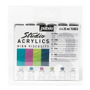 pebeo アクリル絵具 ステューディオ ダイナ色20ml 4色セット
