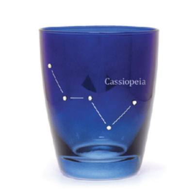【最大29倍×お買い物マラソン SPU 要エントリー 5/9 20:00 〜 5/16 1:59】 ほしぞらグラス 250ml H95mm×φ80mm 夜/カシオペヤ座 グラデーション グラス
