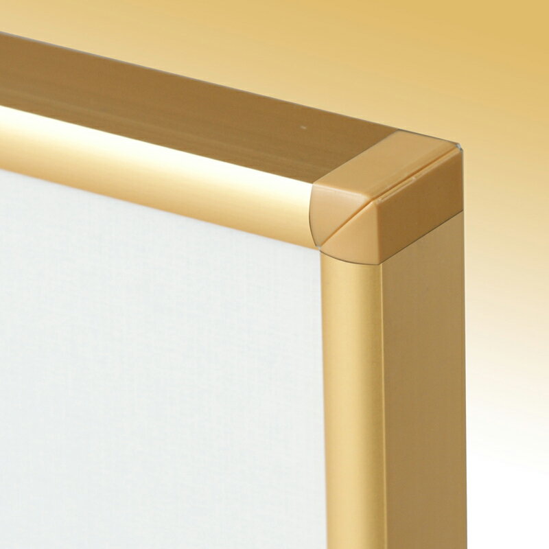 ポスターフレーム SOFKEN ソフケン ラクパネR A4 ゴールド アルミフレーム