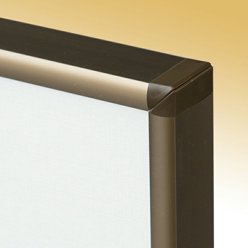 ポスターフレーム SOFKEN ソフケン ラクパネR A4 ブラウン アルミフレーム