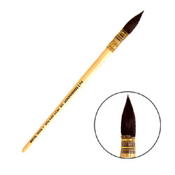 【最大30倍×ブラックフライデー SPU 要エントリー 11/20 20:00 〜 11/27 1:59】 レンブラント 水彩筆 ラウンド135 高級リス毛 6号のサムネイル