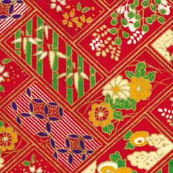 【限定クーポン有！最大28倍×お買い物マラソン SPU 要エントリー 10/4 20:00 〜 10/9 01:59】 手染 友禅紙 (菊半裁判) No.8-2