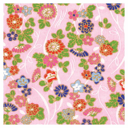 手染 友禅紙 (菊半裁判) No.34-2