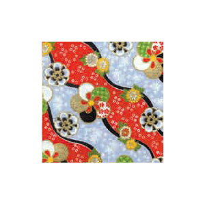 【限定クーポン有！最大28倍×お買い物マラソン SPU 要エントリー 10/4 20:00 〜 10/9 01:59】 手染 友禅紙 (菊半裁判) No.37-2