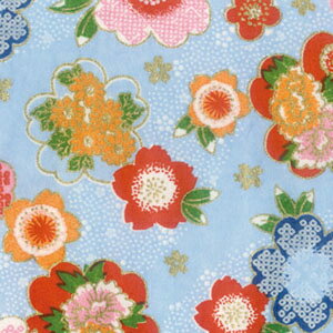 【最大29倍×お買い物マラソン SPU 要エントリー 7/4 20:00 〜 7/11 1:59】 手染 友禅紙 (菊半裁判) No.49-4