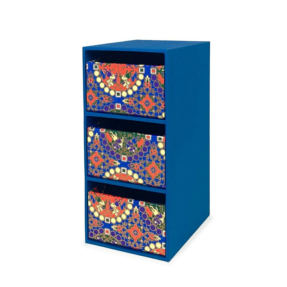 【画材祭り★最大30倍×クーポン企画有 SPU 要エントリー 12/1 00:00 〜 12/1 23:59】 収納箱 スッキリ片付け 卓上チェスト 細型3段 ...