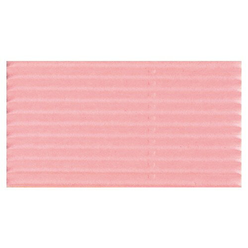 波段ボール (サーフ) 片面波段ボール 約385×540mm 厚み 高1.5mm 低0.5mm 両面カラー ローズ