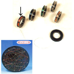 【画材祭り★最大30倍×クーポン企画有 SPU 要エントリー 12/1 00:00 〜 12/1 23:59】 カラー銅線 赤