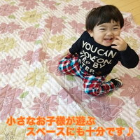 キルトマルチカバー正方形日本製ピンクカラー送料無料寝装品抗菌防臭素材東レセベリス綿わた