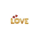 ゴールド アルミ ハート バルーン LOVE+ハート 誕生日 飾り ゴールド ハート アルミバルーン 風船 バースデー ふうせん