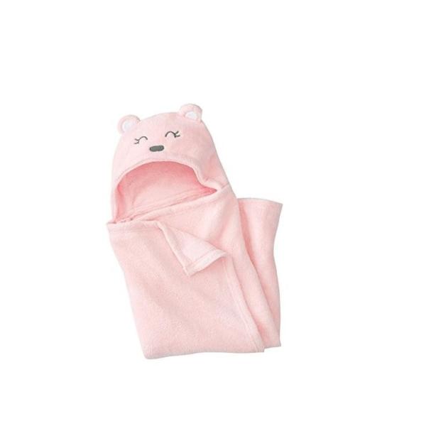 おくるみ ベビー おくるみ 赤ちゃん タオルケット 赤ちゃん毛布 お昼寝 ブランケット クマさん マタニティ 出産祝い 軽い 軽量 男の子 女の子(白、ピンク、ライトブルー) 3