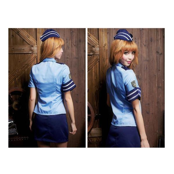 コスプレ ポリス コスプレ衣装 セクシーポリス コスチューム 制服 女性 レディース ミニスカポリス 警察 婦警 婦人警官 制服 ハロウィーン ハロウィン仮装 yumeharuka-10000302 夢ハルカ サンプル画像3