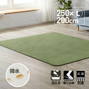 【2000円お試し★お買い物マラソン】洗える ラグ 200×250cm 撥水 滑り止め付 抗菌防臭 ラグマット カーペット おしゃれ フランネル オールシーズン はっすい 夏 冬 床暖房対応 ホットカーペット対応 角型 ウォッシャブル 絨毯 リビング 北欧