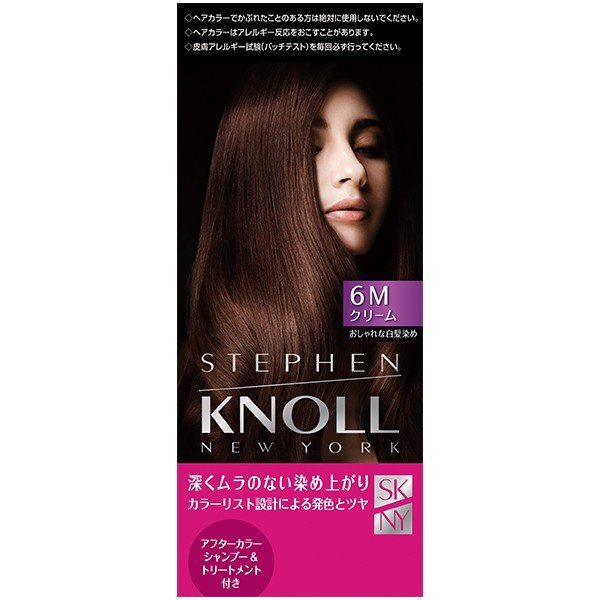 【医薬部外品】《コーセー》 スティーブンノル カラークチュール クリームヘアカラー マロンブラウン 6M 1セット (白髪染め)