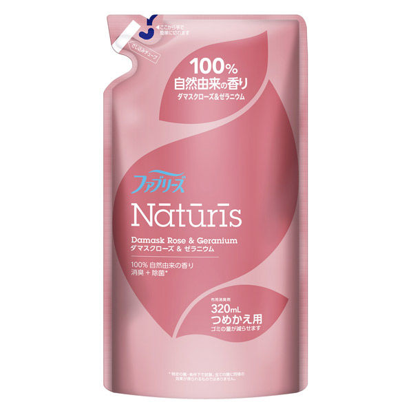 《P&G》 ファブリーズ ナチュリス ダマスクローズ&ゼラニウムの香り つめかえ用 320ml 返品キャンセル不可