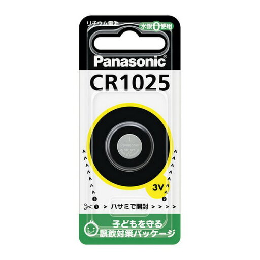《パナソニック》 コイン形リチウム電池 CR1025 《パナソニック》 コイン形リチウム電池 CR1025