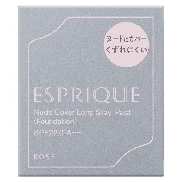《コーセー》 エスプリーク ヌードカバー ロングステイ パクト PO-205 ピンクオークル レフィル 9g