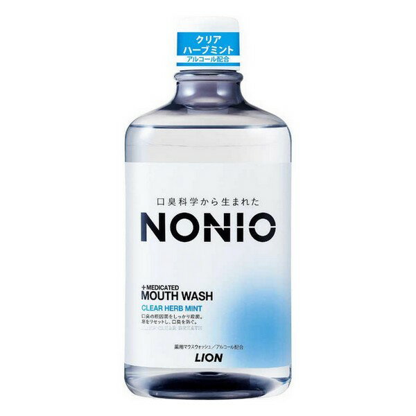 【医薬部外品】《ライオン》 NONIO(ノニオ) マウスウォッシュ クリアハーブミント 本体 1000mL