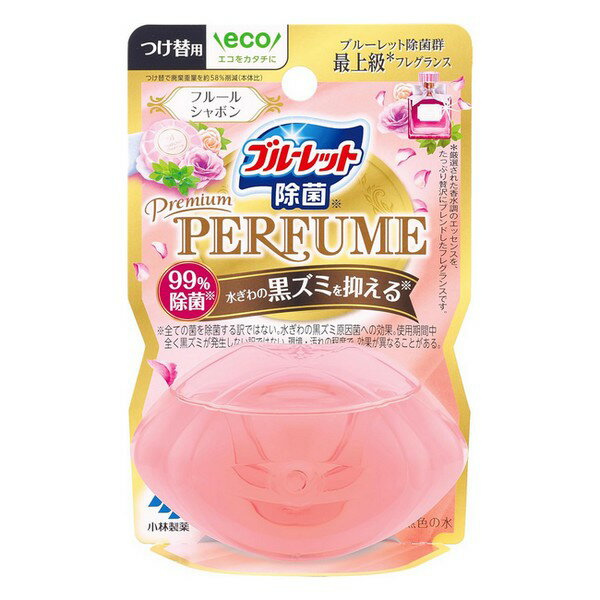 《小林製薬》 液体ブルーレット除菌 プレミアム パフューム フルールシャボン つけ替用 67mL