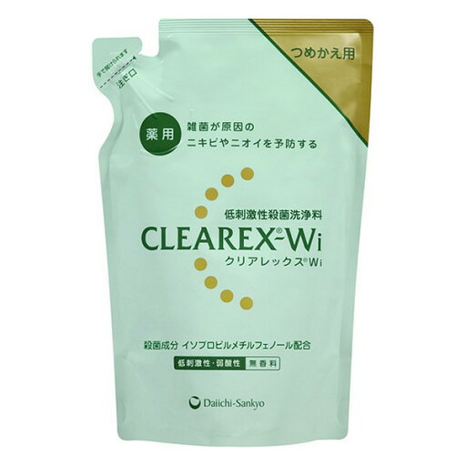 【医薬部外品】《第一三共ヘルスケア》 クリアレックスWi 380mL(詰替用) 【医薬部外品】《第一三共ヘルスケア》 クリアレックスWi 380mL(詰替用)