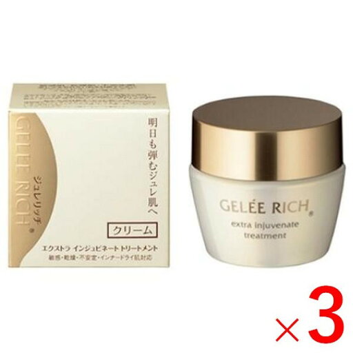 《全薬工業》 ジュレリッチ エクストラ インジュビネート トリートメント 28g×3個 (保湿クリーム) 正規取扱店 《全薬工業》 ジュレリッチ エクストラ インジュビネート トリートメント 28g×3個 (保湿クリーム) 正規取扱店