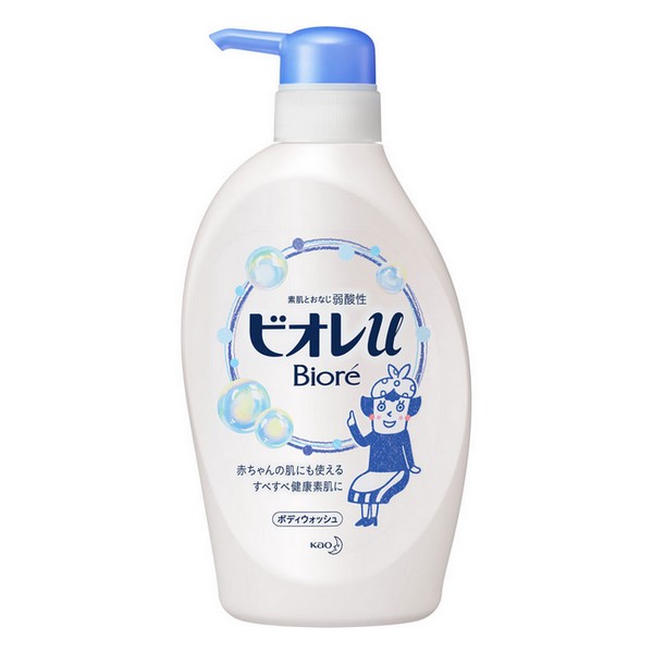 《花王》 ビオレu フレッシュフローラルの香り ポンプ 480mL 返品キャンセル不可