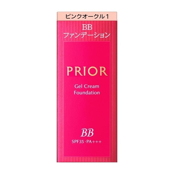 《資生堂》 プリオール　美つやBBジェルクリーム　n　ピンクオークル1　赤味よりでやや明るめ　30g