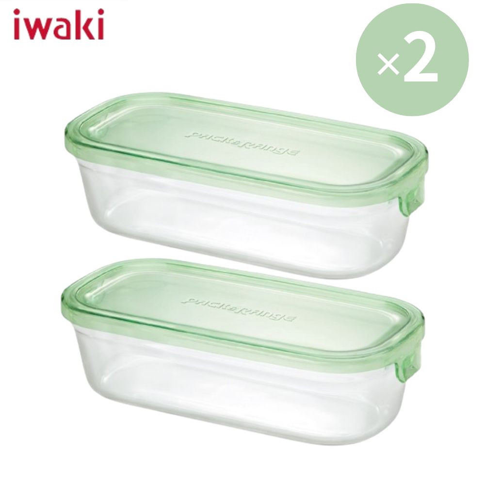 iwaki 耐熱ガラス 保存容器 パック＆レンジ グリーン500ml 3246用レンジ つくりおき 常備菜 便利 下ごしらえ お菓子 iwaki保存容器 iwaki耐熱ガラス 単品 送料無料 父の日 ギフト