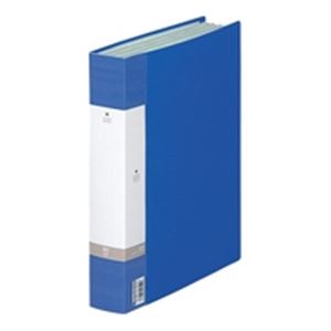 (業務用20セット) LIHITLAB クリアブック/クリアファイル リクエスト 【A4/タテ型】 固定式 80ポケット G3204-8 青 透明な魅力が詰まっ...